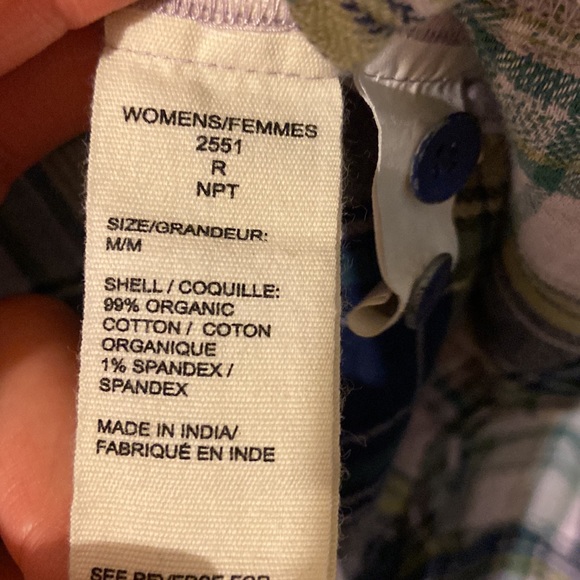 WOOLRICH LONG SLEEVE PLAID BUTTON UP SHIRT SIZE MEDIUM - Picture 4 of 10